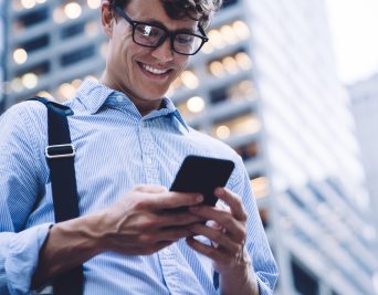 Below,View,Of,Formally,Dressed,Cheerful,Corporate,Employee,Feeling,Good